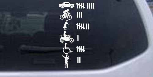 Funny Car Window Wall Laptop Decal Sticker - CarsBling - Best Car Gifts & Accessories