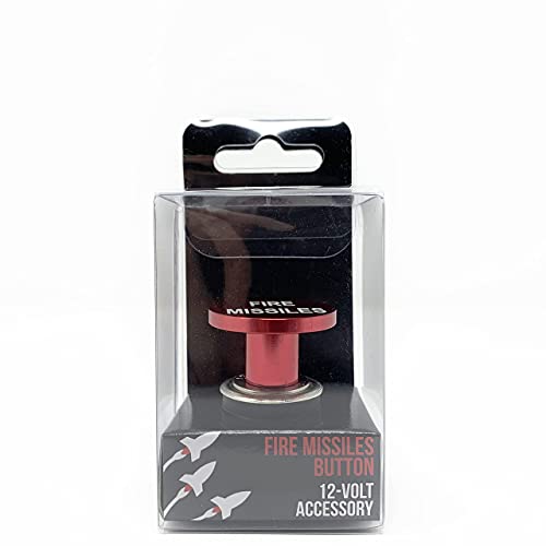Fire Missiles Button Car Cigarette Lighter by Citadel Black - CarsBling - Best Car Gifts & Accessories