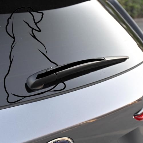 Funny Dog Moving Tail Decal: Cute and Waterproof Car Window Sticker - CarsBling - Best Car Gifts & Accessories