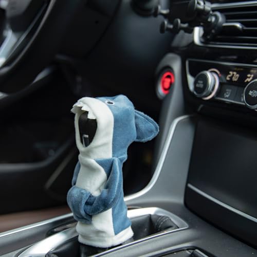 McBeaux Shark & Frog Gear Shift Cover: Playful and Comfortable Car Interior Accessory - CarsBling - Best Car Gifts & Accessories