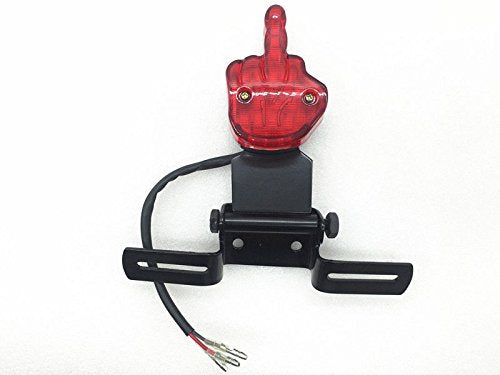 Middle Finger Hinged Tail Light Lamp For Motorcycle - CarsBling - Best Car Gifts & Accessories