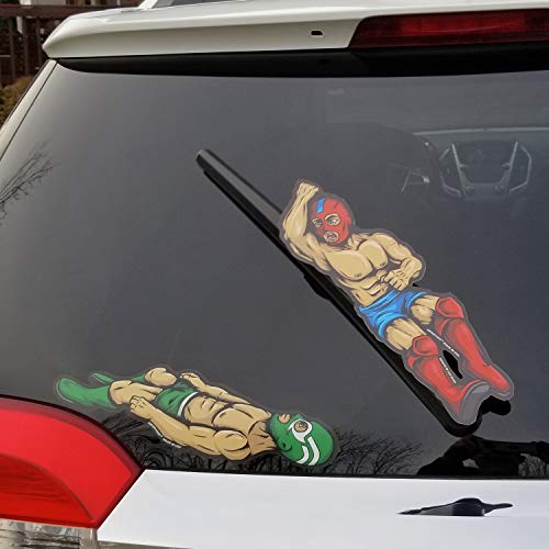 WiperTags Luchador Wrestling Cover: Add Some Fun to Your Rear Wipers - CarsBling - Best Car Gifts & Accessories