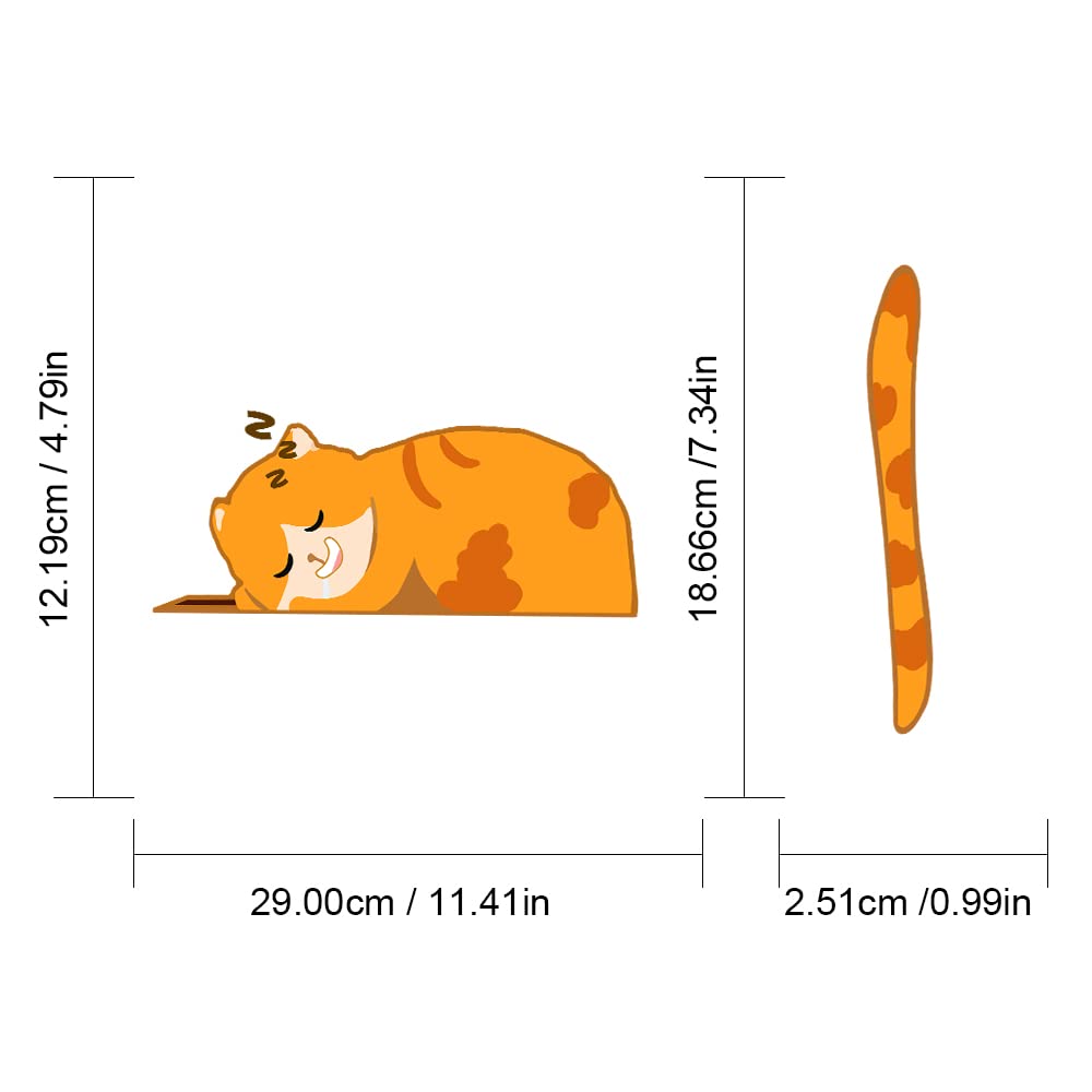Sleeping Cat Wiper Blade Styling: Adorable Windshield Decor for Your SUV - CarsBling - Best Car Gifts & Accessories