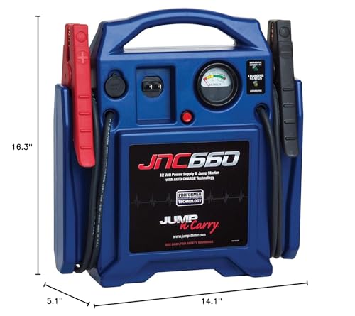 Jump-N-Carry JNC660 1700 Peak Amp 12 Volt Jump Starter - CarsBling - Best Car Gifts & Accessories
