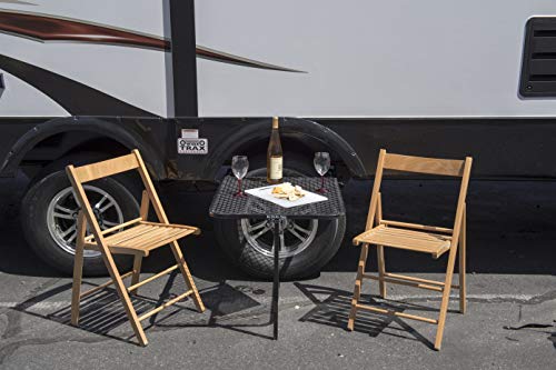 Tire Table Vehicle Tire-Mounted Steel Camping Table: Your Versatile Outdoor Workstation - CarsBling - Best Car Gifts & Accessories