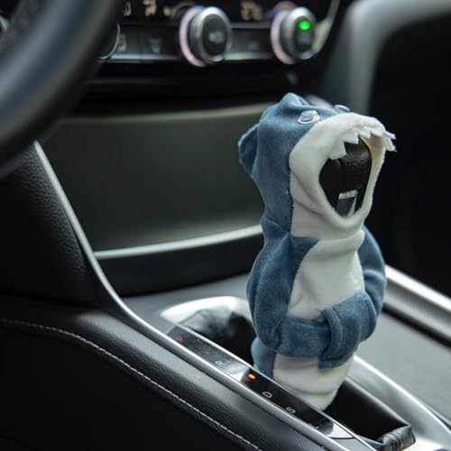McBeaux Shark & Frog Gear Shift Cover: Playful and Comfortable Car Interior Accessory - CarsBling - Best Car Gifts & Accessories