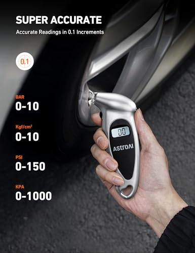 Digital Tire Pressure Gauge, 150 PSI - CarsBling - Best Car Gifts & Accessories