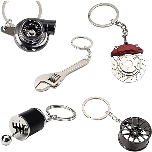 Car Lovers Key Chain Set - 5 Pieces - CarsBling - Best Car Gifts & Accessories