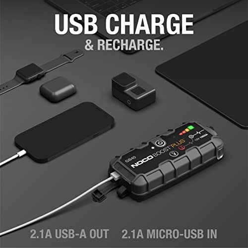 NOCO Boost Plus GB40 1000A UltraSafe Car Battery Jump Starter - CarsBling - Best Car Gifts & Accessories