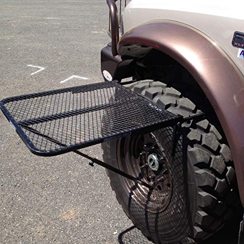 Tire Table Vehicle Tire-Mounted Steel Camping Table: Your Versatile Outdoor Workstation - CarsBling - Best Car Gifts & Accessories