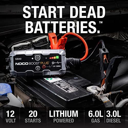 NOCO Boost Plus GB40 1000A UltraSafe Car Battery Jump Starter - CarsBling - Best Car Gifts & Accessories