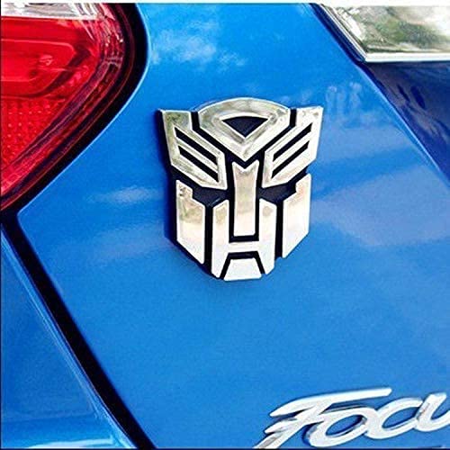 Transformers Emblem Sticker Pair - Chrome Finish - CarsBling - Best Car Gifts & Accessories