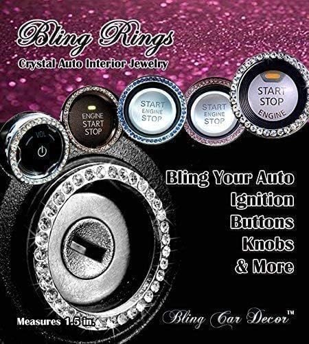 Crystal Rhinestone Car Bling Sticker Ring Emblem - CarsBling - Best Car Gifts & Accessories