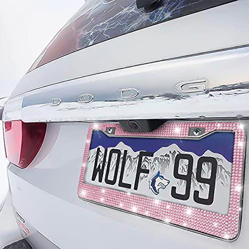 Bling Car License Plate Frame, Handcrafted Crystal Stainless Steel - CarsBling - Best Car Gifts & Accessories
