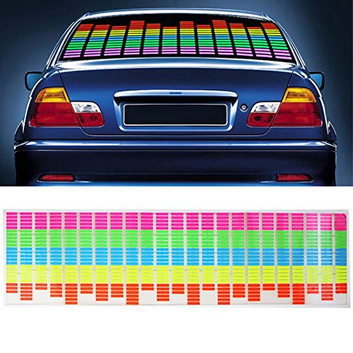 Car Sticker Music Rhythm LED Flash Light Lamp Sound Activated Equalizer - CarsBling - Best Car Gifts & Accessories