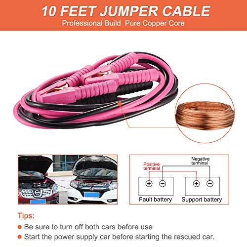 Pink Emergency Roadside Assistance Kit: A Thoughtful Gift for Teen Girls and Ladies - CarsBling - Best Car Gifts & Accessories