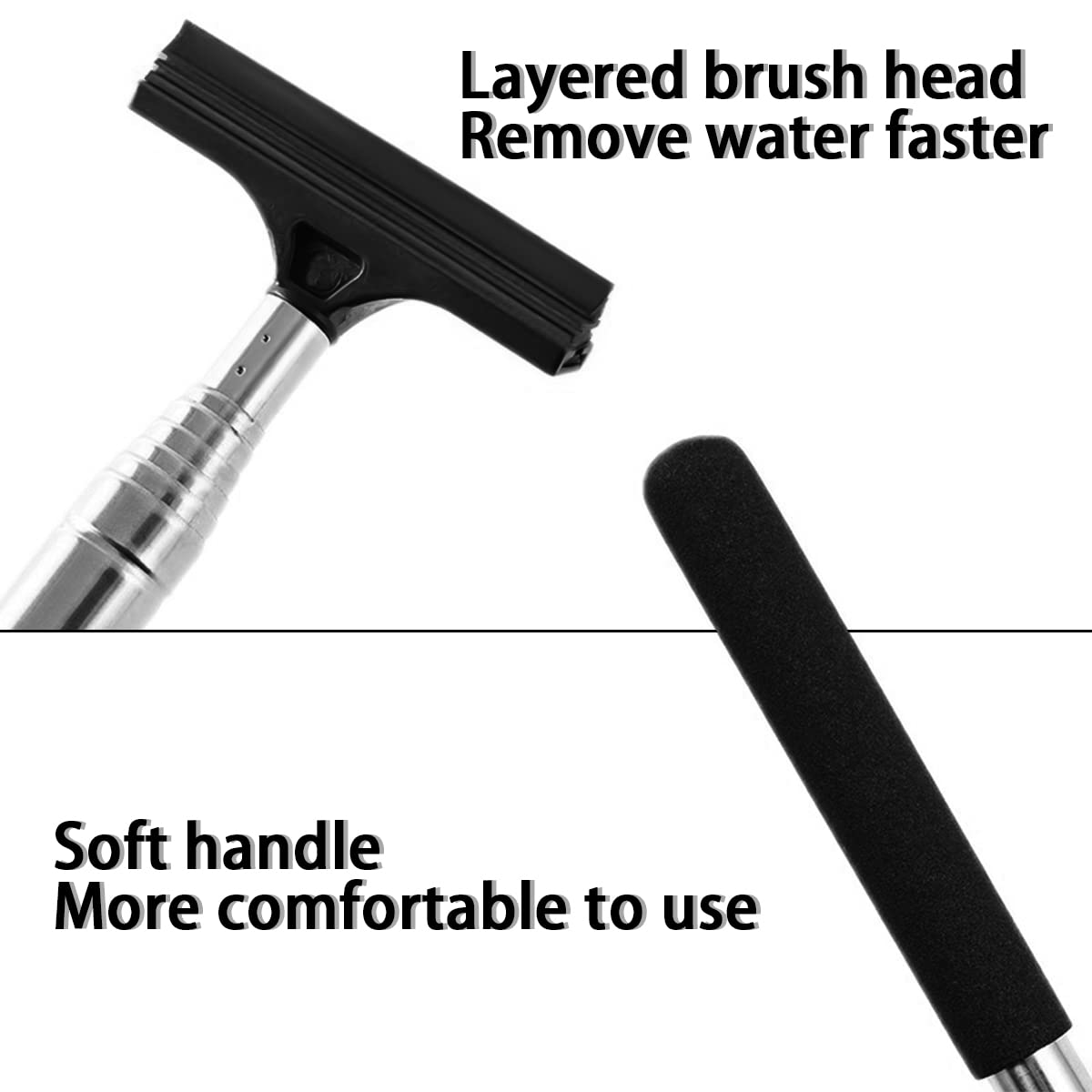 Car Rearview Mirror Wiper, Retractable Auto Glass Squeegee - CarsBling - Best Car Gifts & Accessories