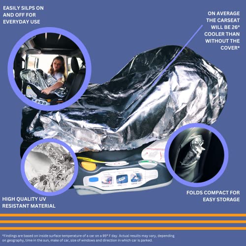 Baby Car Seat Sun Shade Cover, UV Protection for Baby's Carseat - CarsBling - Best Car Gifts & Accessories