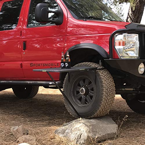 Tire Table Vehicle Tire-Mounted Steel Camping Table: Your Versatile Outdoor Workstation - CarsBling - Best Car Gifts & Accessories