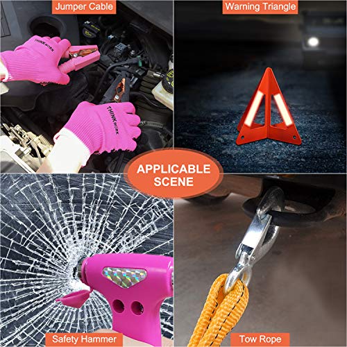 Pink Emergency Roadside Assistance Kit: A Thoughtful Gift for Teen Girls and Ladies - CarsBling - Best Car Gifts & Accessories