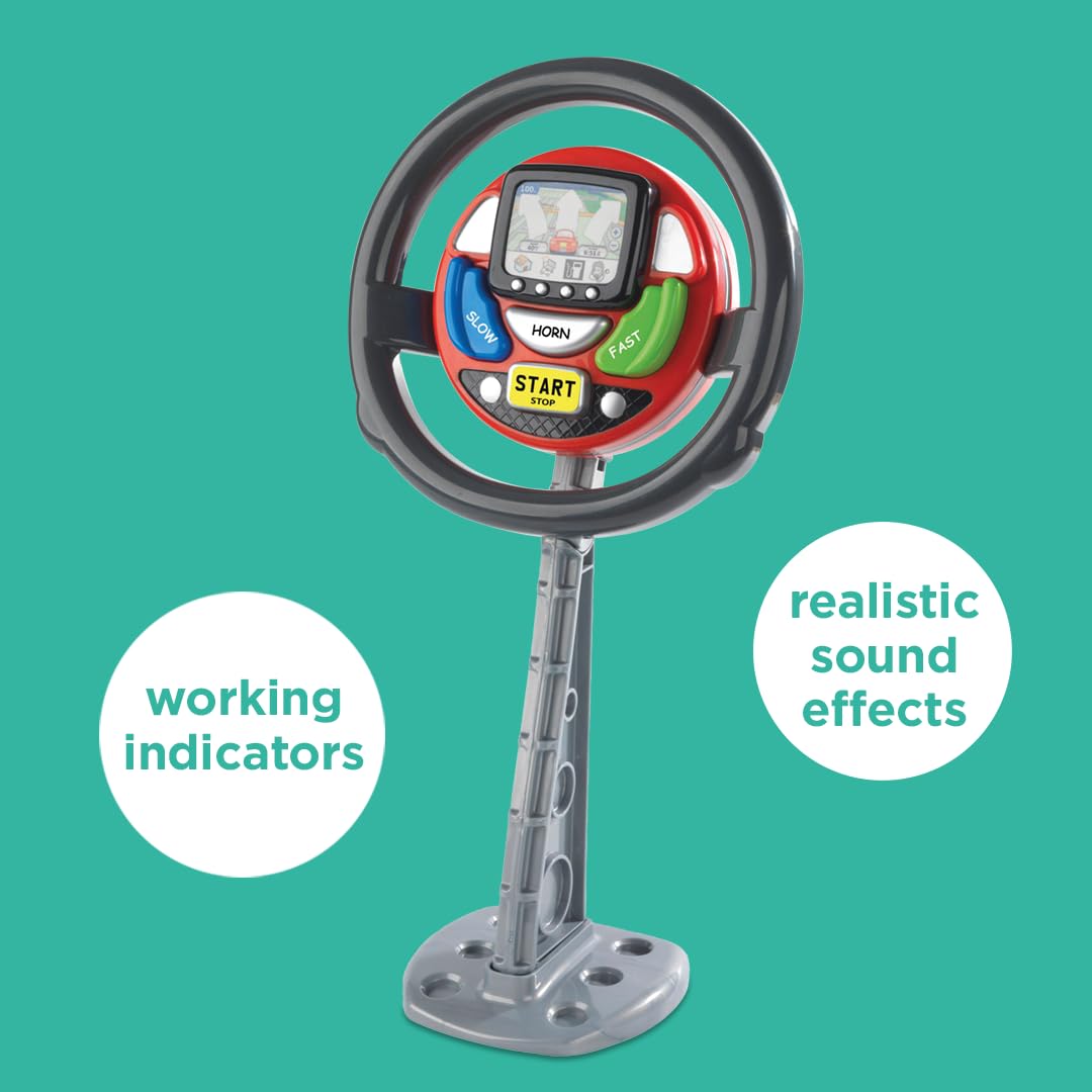 Sat Nav Steering Wheel Toy with Spoken Commands, Lights, Sounds - CarsBling - Best Car Gifts & Accessories