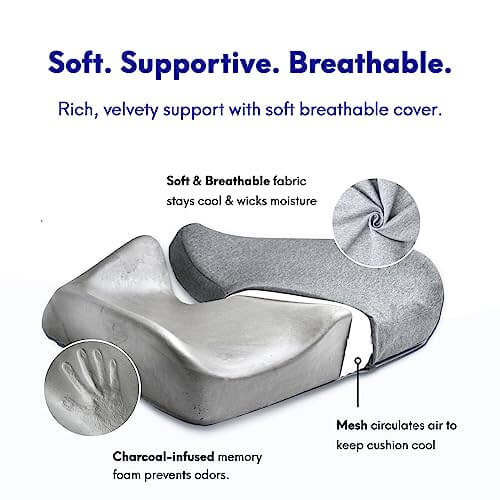 Patented Pressure Relief Seat Cushion for Long Sitting Hours - CarsBling - Best Car Gifts & Accessories