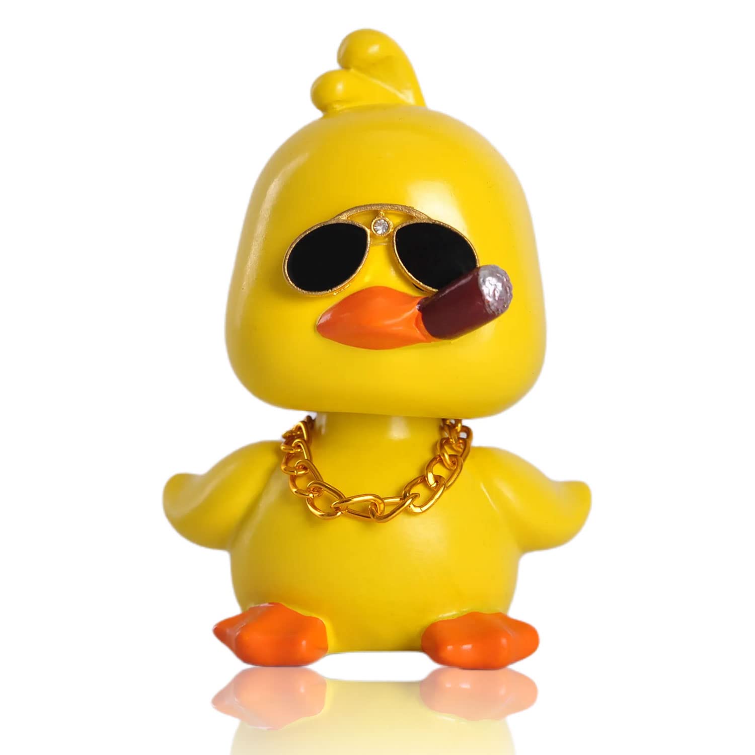 Cute Yellow Duck Car Ornaments Funny Duck Car Toy - CarsBling - Best Car Gifts & Accessories