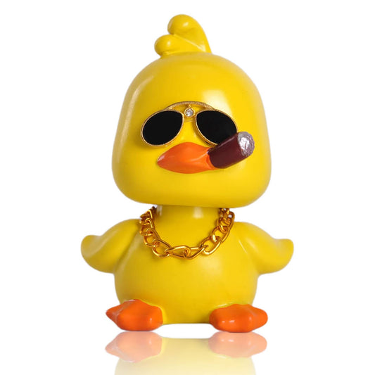 Cute Yellow Duck Car Ornaments Funny Duck Car Toy - CarsBling - Best Car Gifts & Accessories