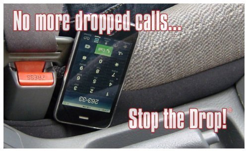 Drop Stop - Original Patented Car Seat Gap Filler, Set of 2 - CarsBling - Best Car Gifts & Accessories