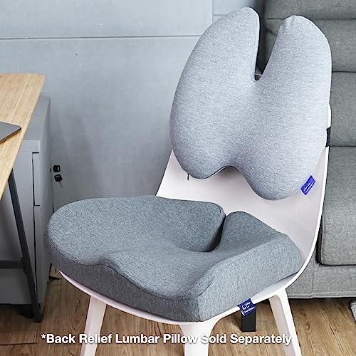 Patented Pressure Relief Seat Cushion for Long Sitting Hours - CarsBling - Best Car Gifts & Accessories