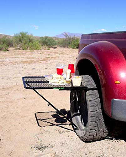Tire Table Vehicle Tire-Mounted Steel Camping Table: Your Versatile Outdoor Workstation - CarsBling - Best Car Gifts & Accessories