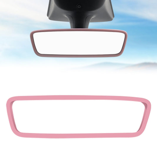 Rear View Mirror Protector Frame Compatible with Model 3 Y X S Semi - CarsBling - Best Car Gifts & Accessories