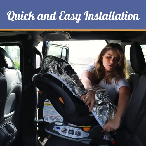 Baby Car Seat Sun Shade Cover, UV Protection for Baby's Carseat - CarsBling - Best Car Gifts & Accessories