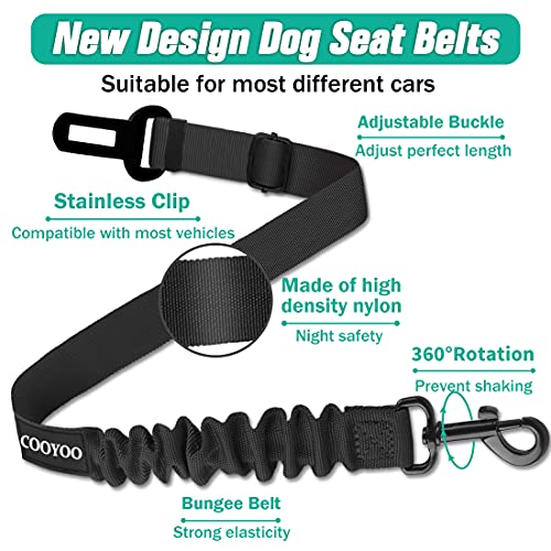 Dog Seat Belt, Retractable Adjustable Harness Set - CarsBling - Best Car Gifts & Accessories
