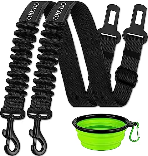 Dog Seat Belt, Retractable Adjustable Harness Set - CarsBling - Best Car Gifts & Accessories