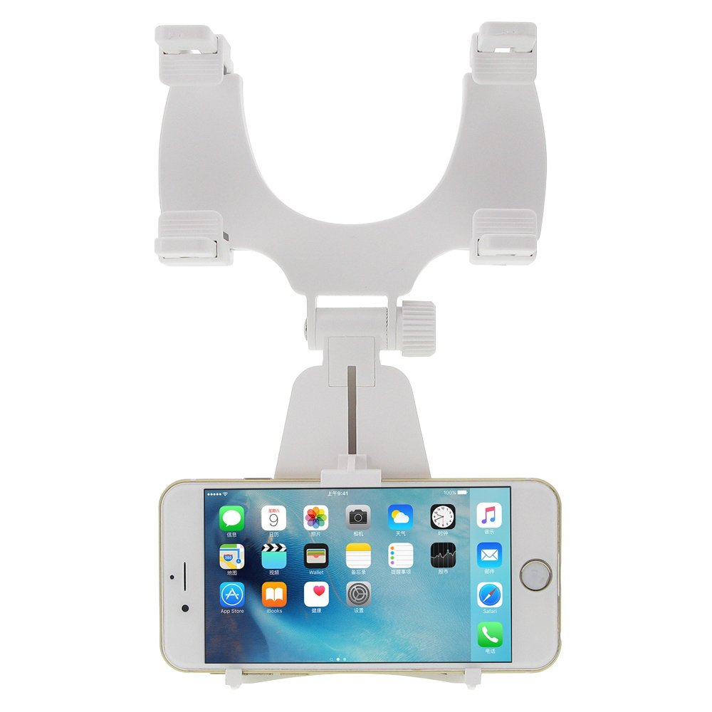 Car Rearview Mirror Mount for Smartphones, GPS, MP3 Players - CarsBling - Best Car Gifts & Accessories