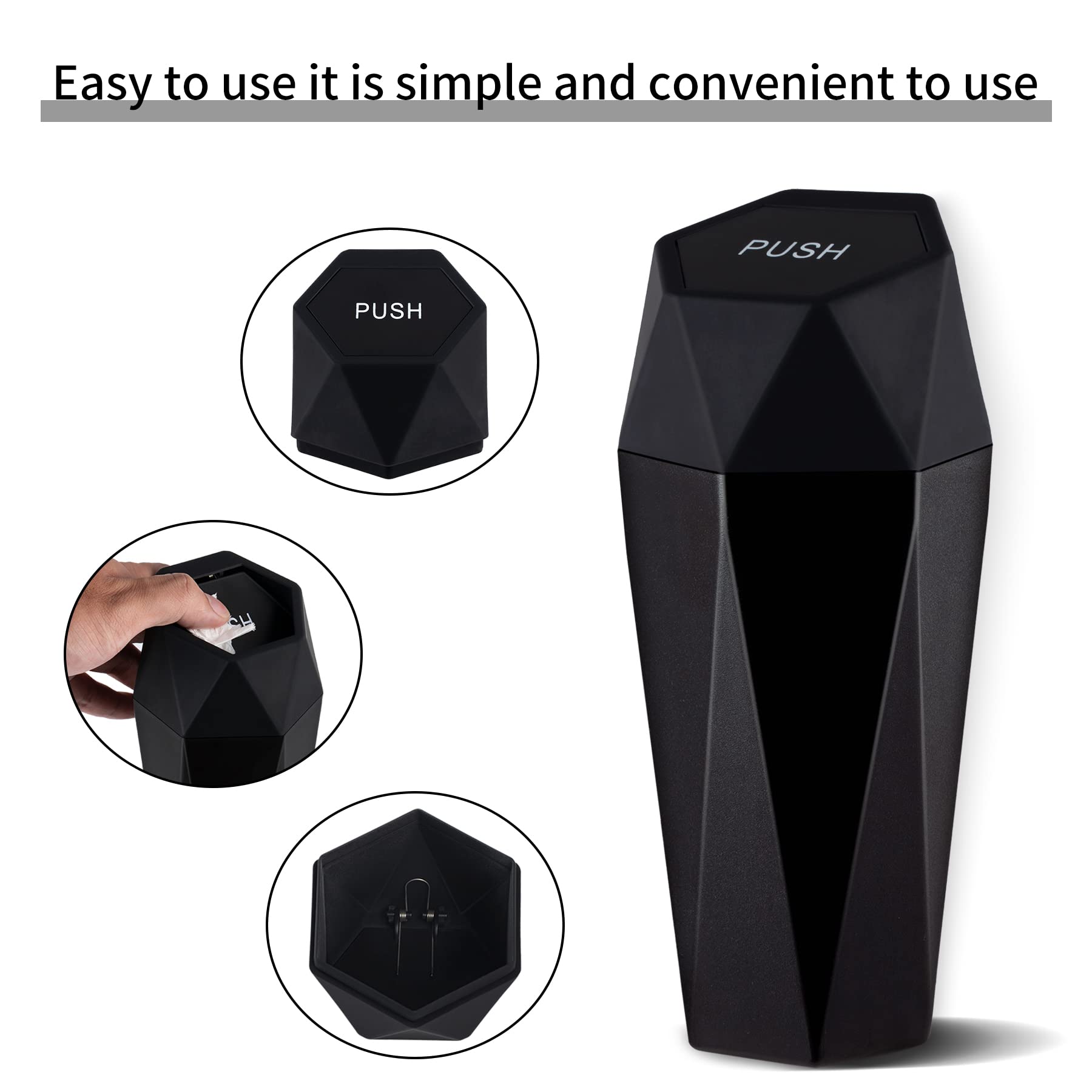 Mini Car Trash Can with Lid - CarsBling - Best Car Gifts & Accessories