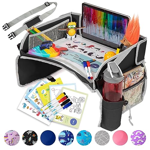 Kids Travel Tray for Car - Car Seat Tray for Kids - CarsBling - Best Car Gifts & Accessories