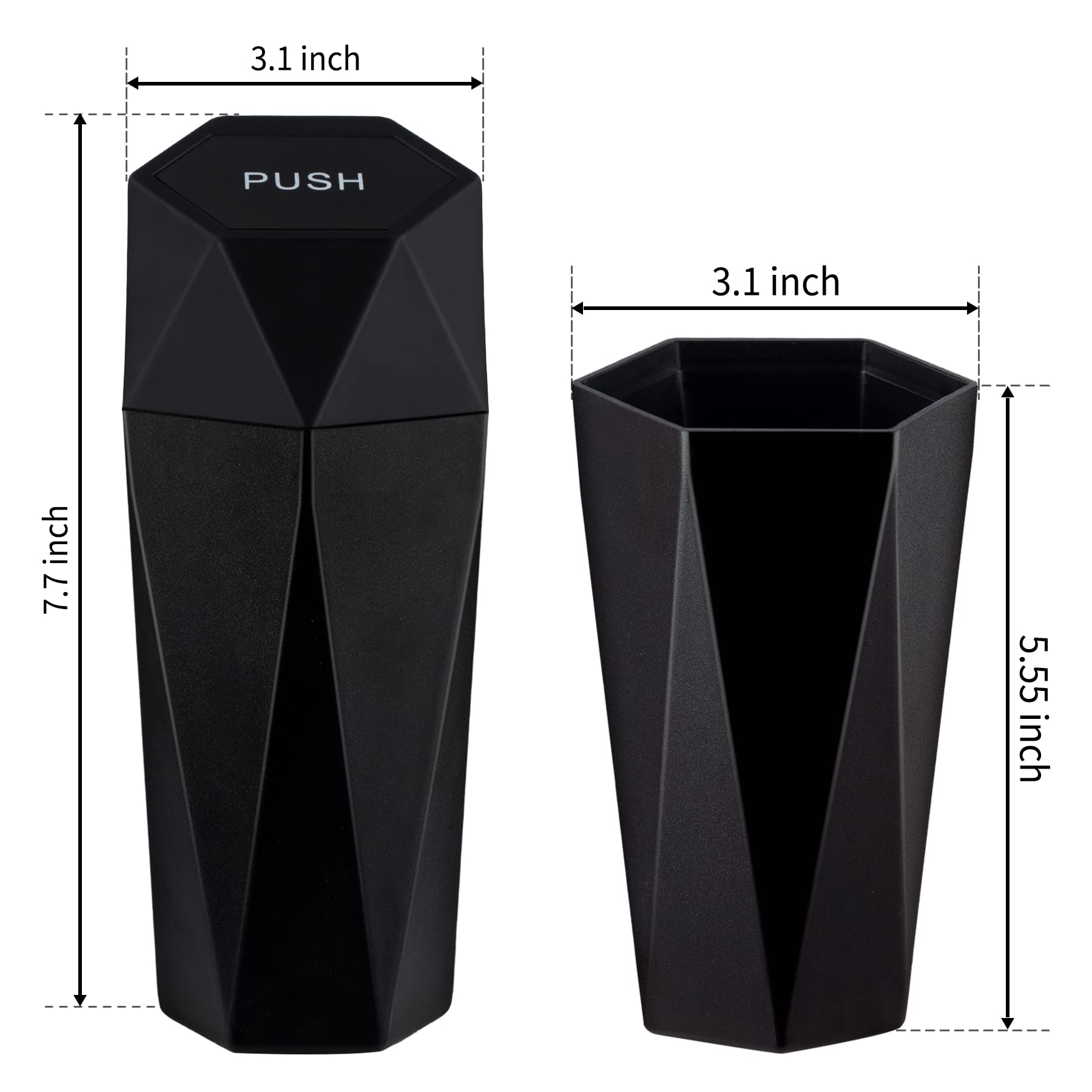 Mini Car Trash Can with Lid - CarsBling - Best Car Gifts & Accessories