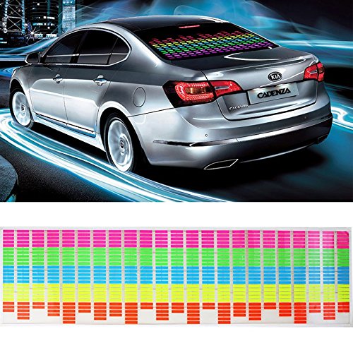 Car Sticker Music Rhythm LED Flash Light Lamp Sound Activated Equalizer - CarsBling - Best Car Gifts & Accessories