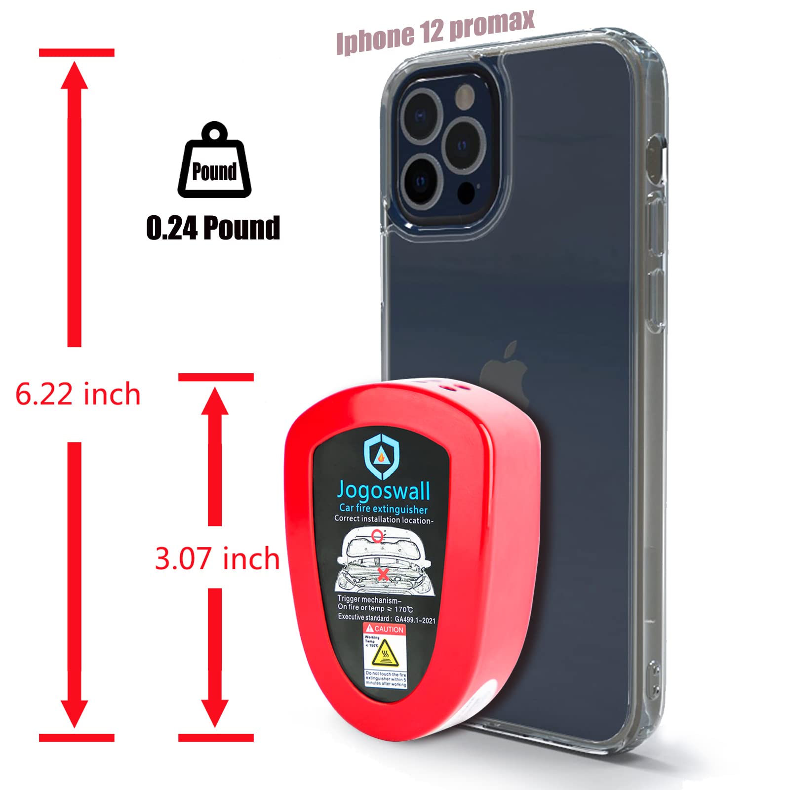 Automatic Fire Extinguisher for Car, Small Fire Extinguisher - CarsBling - Best Car Gifts & Accessories