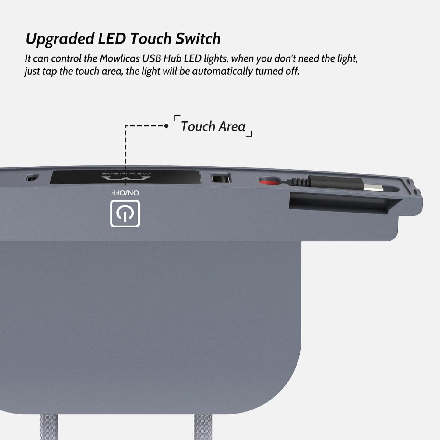 Upgrade Touch Switch Design for Tesla USB Hub - CarsBling - Best Car Gifts & Accessories