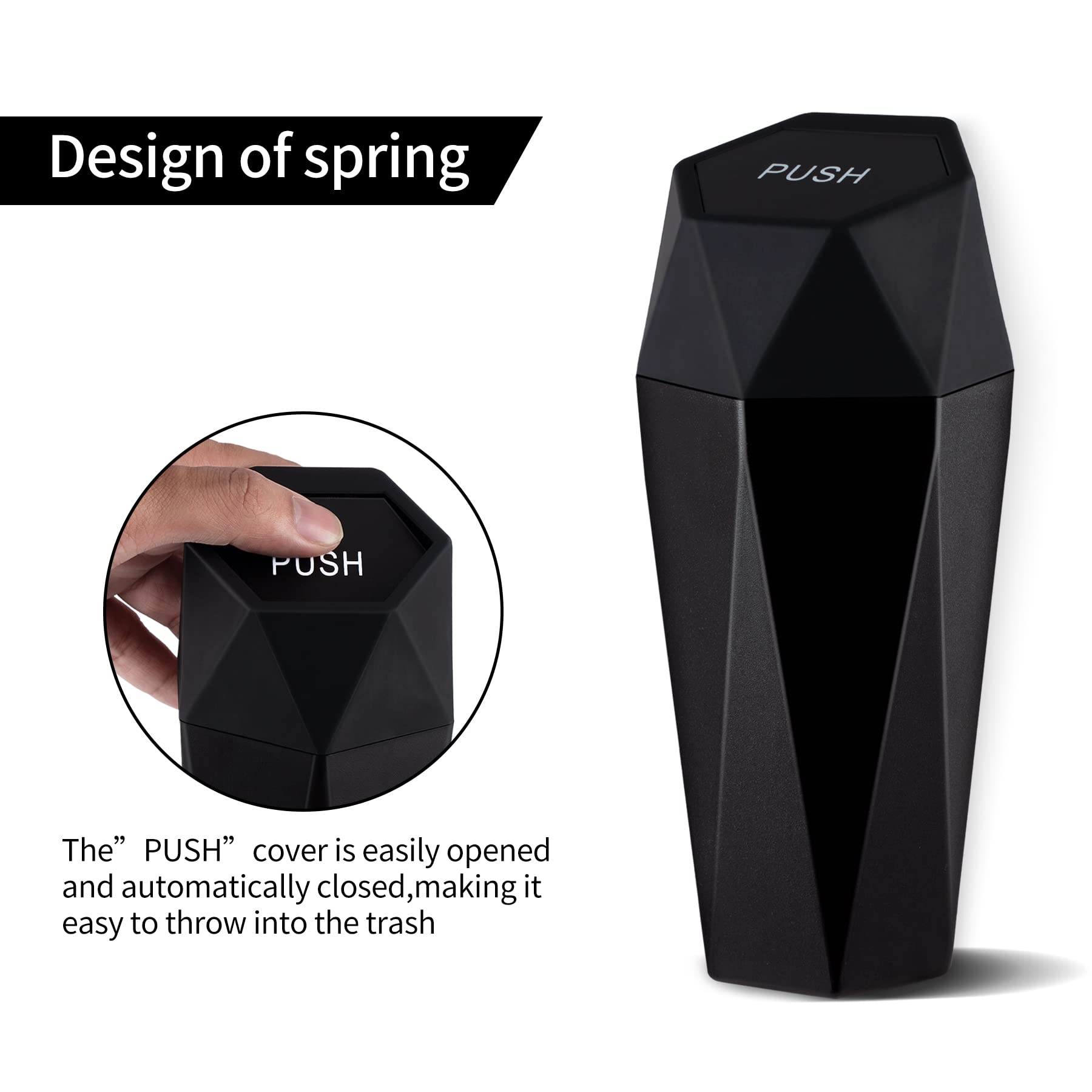 Mini Car Trash Can with Lid - CarsBling - Best Car Gifts & Accessories