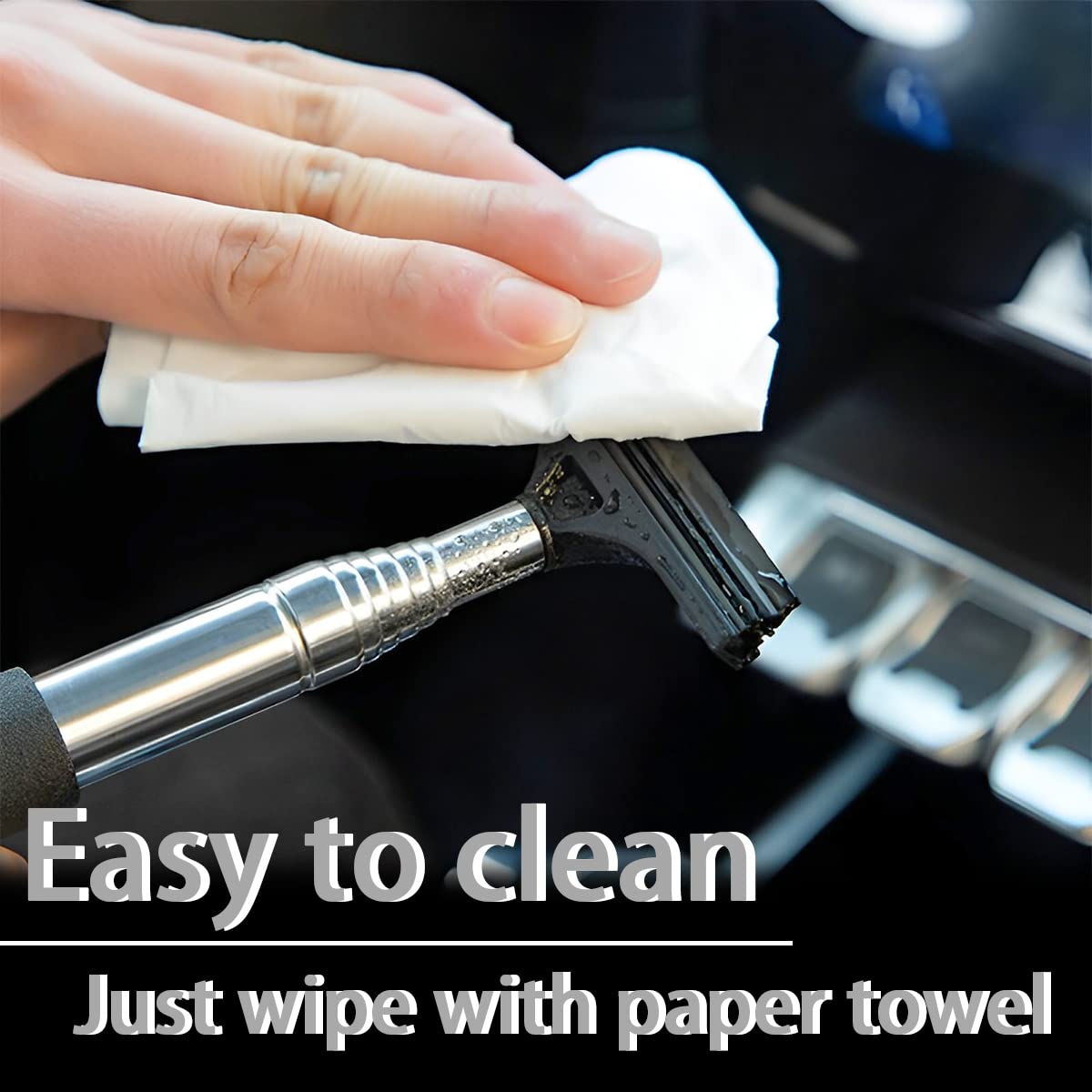 Car Rearview Mirror Wiper, Retractable Auto Glass Squeegee - CarsBling - Best Car Gifts & Accessories