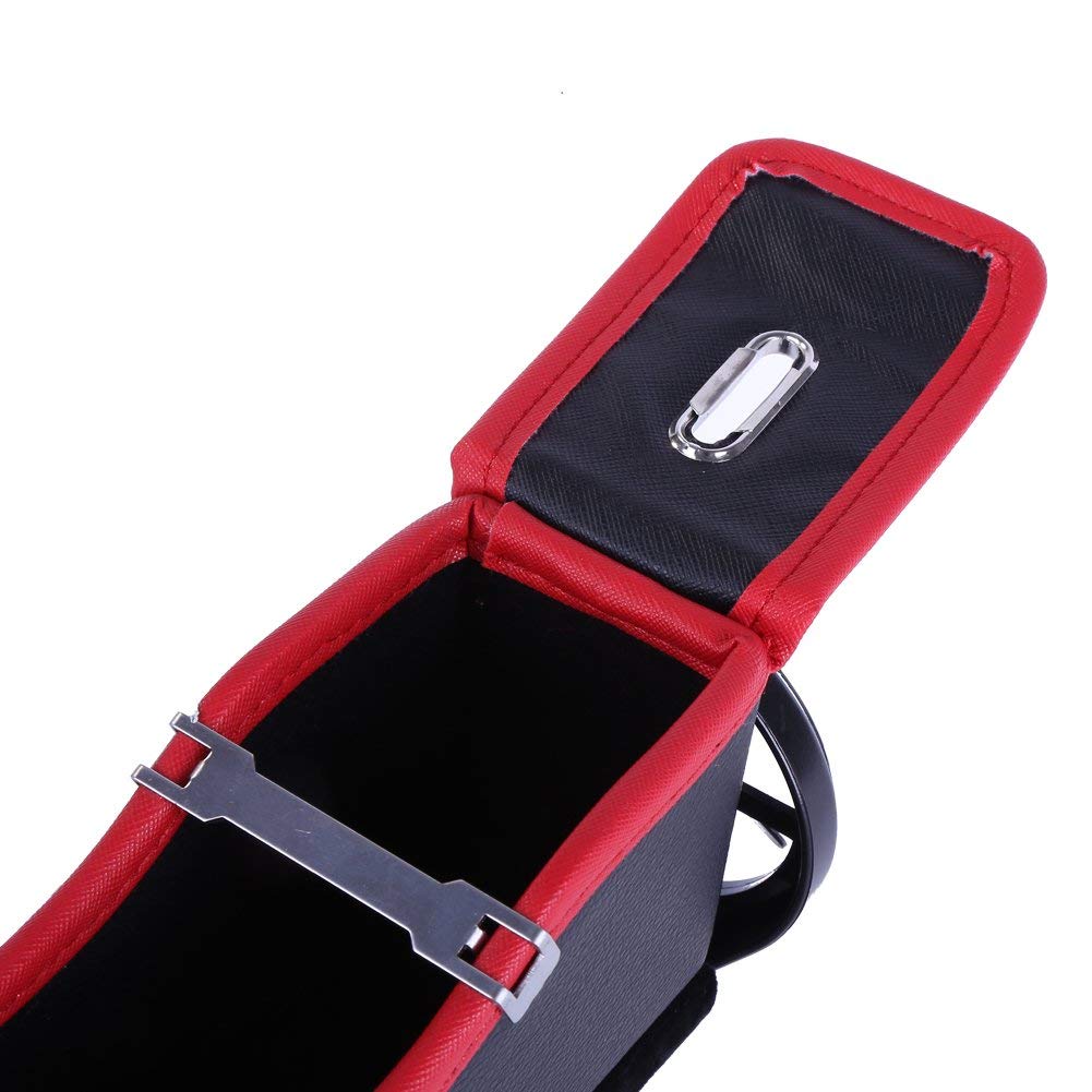 Multi-functional Car Seat Leather Storage Box, Console Side Pocket - CarsBling - Best Car Gifts & Accessories