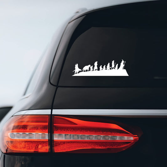 LOTR Caravan Fellowship Sticker Decal Notebook Car Laptop - CarsBling - Best Car Gifts & Accessories