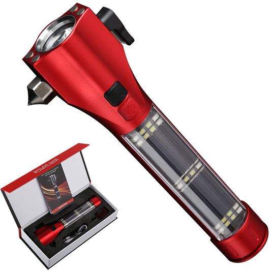Car Emergency Flashlight with Seatbelt Cutter & Window Glass Breaker - CarsBling - Best Car Gifts & Accessories