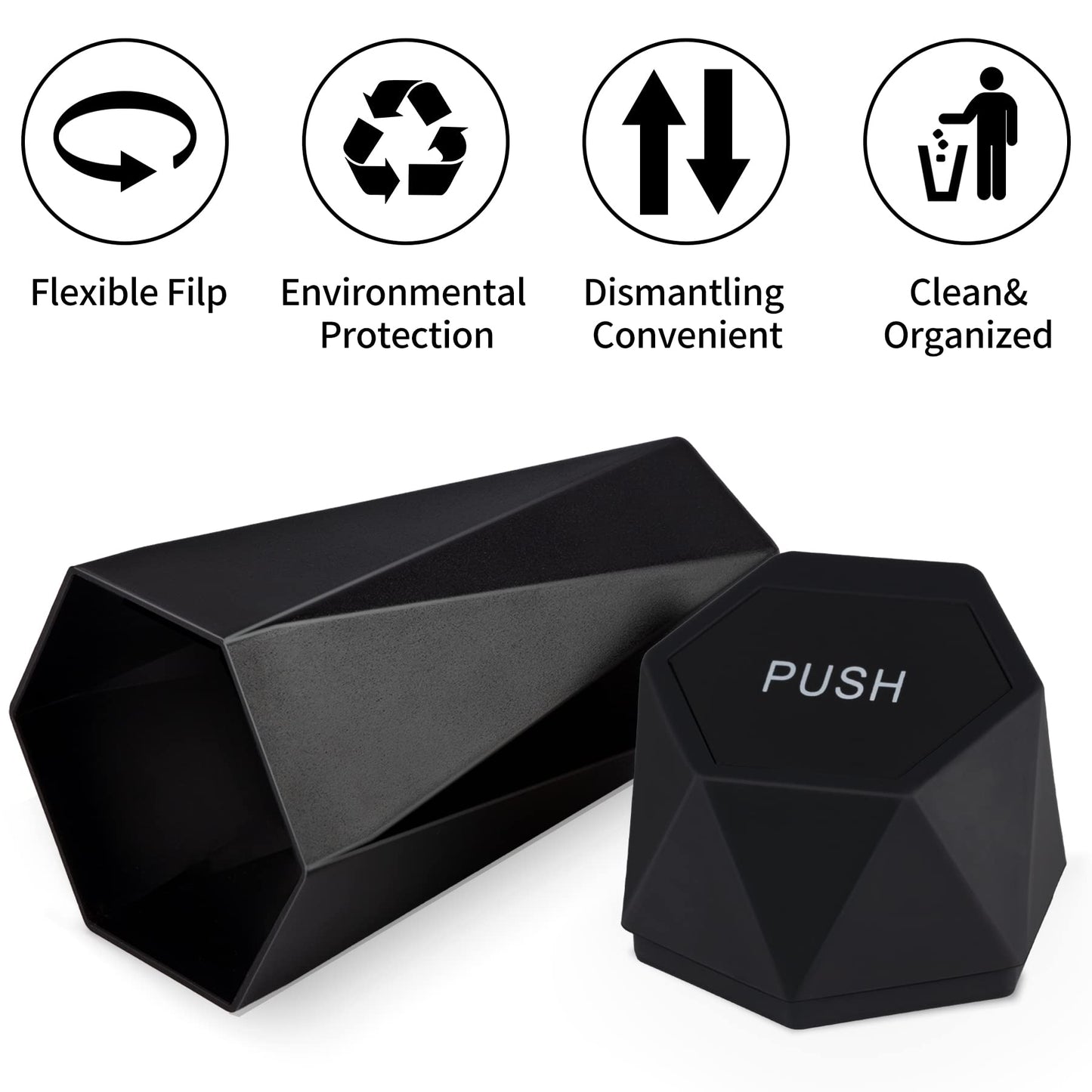 Mini Car Trash Can with Lid - CarsBling - Best Car Gifts & Accessories