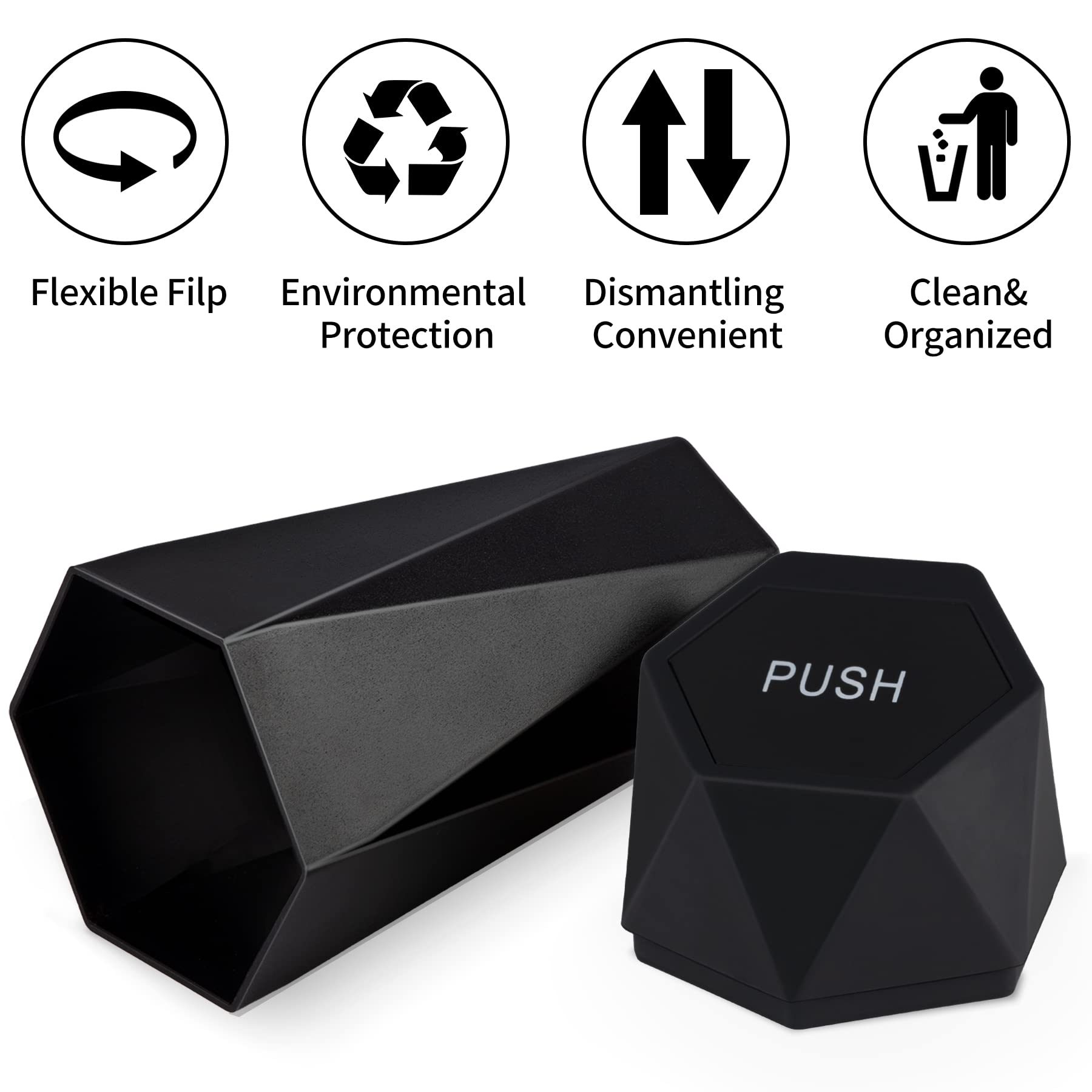 Mini Car Trash Can with Lid - CarsBling - Best Car Gifts & Accessories