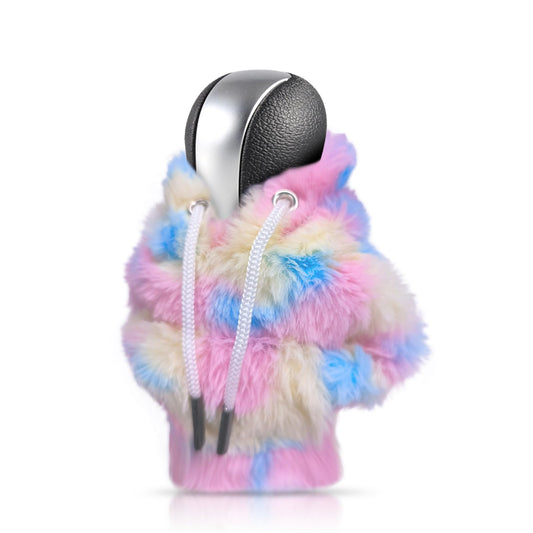 Colorful Plush Car Shift Knob Hoodie - CarsBling - Best Car Gifts & Accessories